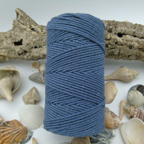 Cuerda de Algodón 2mm - Azul denim