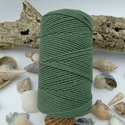 Cuerda de Algodón 2mm - Verde Helecho