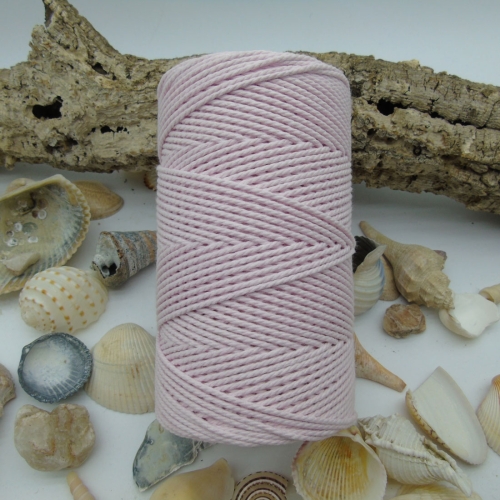Cuerda de Algodón 2mm - Rosa Bebé