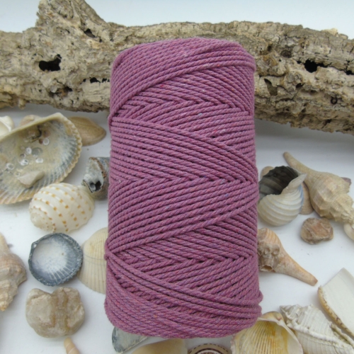 Cuerda de Algodón 2mm - Rojo rosado
