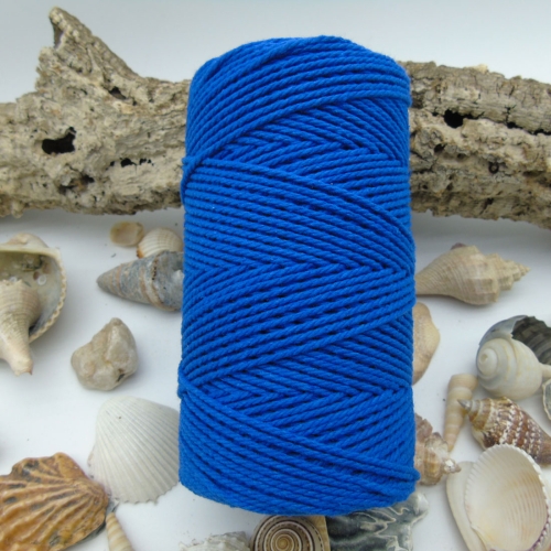 Cuerda de Algodón 2mm - Azul real