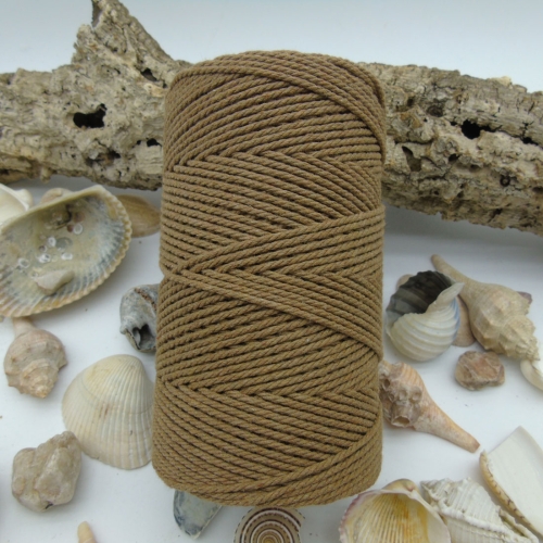 Cuerda de Algodón 2mm - Tabaco