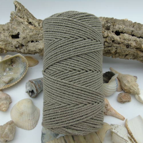 Cuerda de Algodón 2mm - Marrón topo
