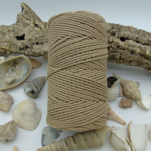 Cuerda de Algodón 2mm - Madera