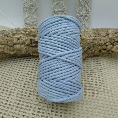 Cuerda de Algodón 4mm - Celeste