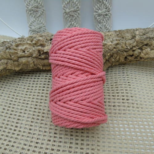Cuerda de Algodón 4mm - Coral