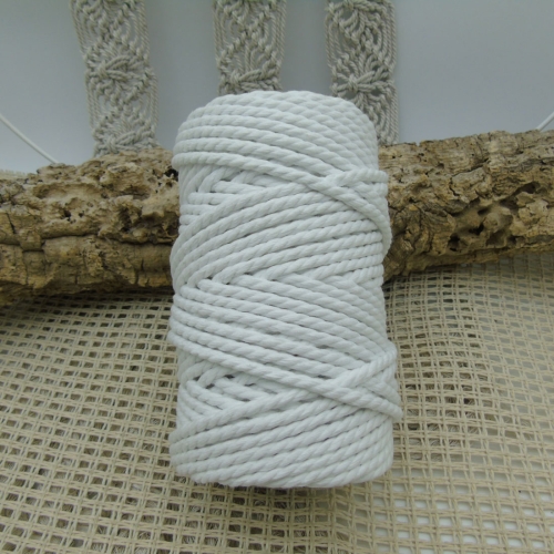 Cuerda de Algodón 4mm - Blanco