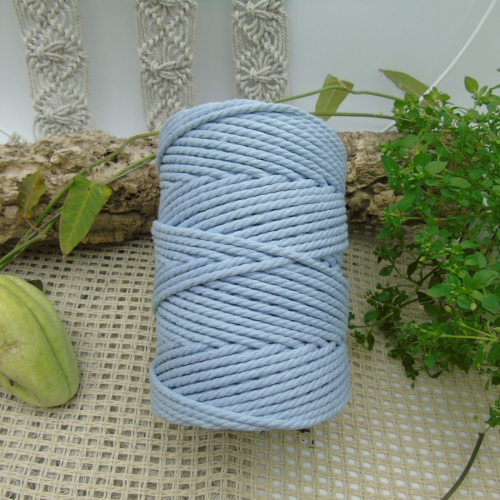Cuerda de algodón 3mm - Celeste