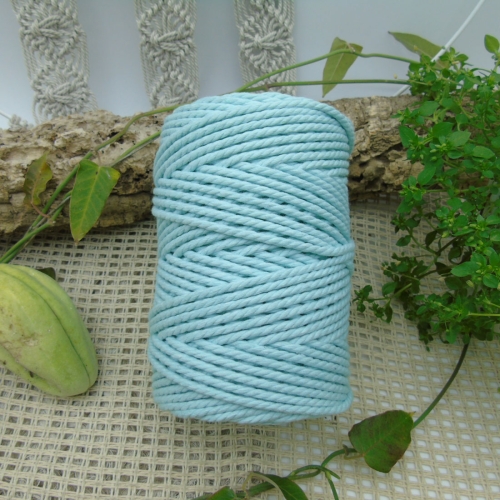 Cuerda de algodón 3mm - Verde mar