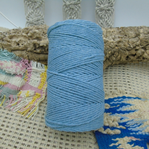 Single strand cotton 2mm - Blue sapphire