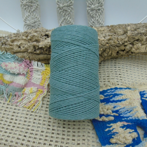 Single strand cotton 2mm - Sage green