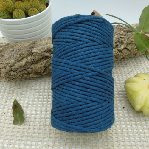 Urdimbre de Algodón 4mm - Azul Pavo Real