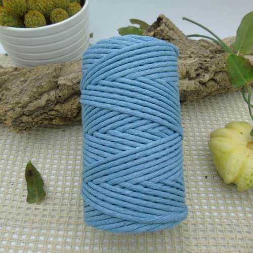 Urdimbre de Algodón 4mm - Azul zafiro