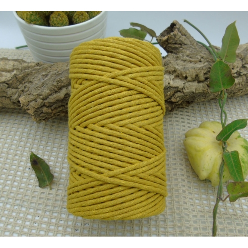 Urdimbre de Algodón 4mm - Mostaza