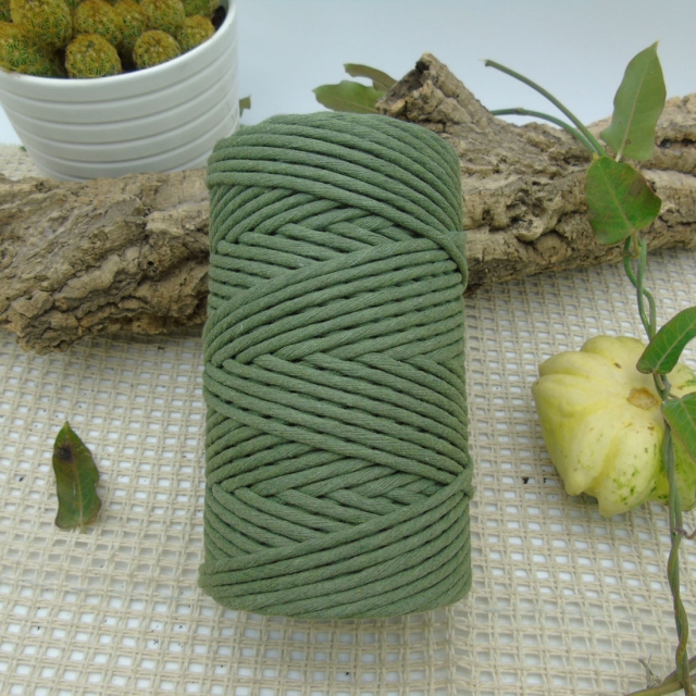 Urdimbre de Cotó 4mm - Moss green