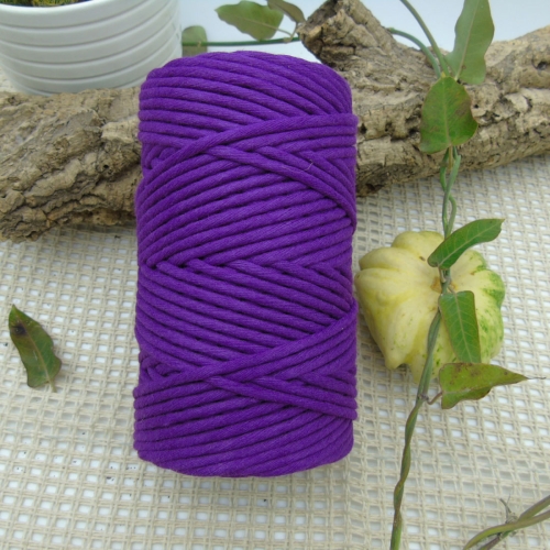 Urdimbre de Algodón 4mm - Púrpura