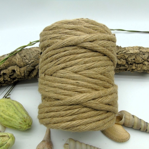 Urdimbre de jute natural - Jute 18 Caps - 9mm