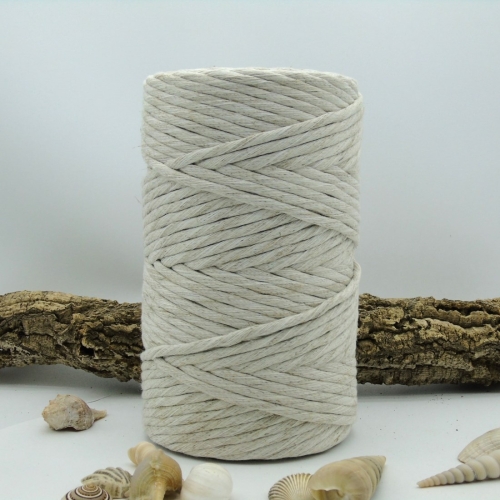 Single strand cotton 8 mm - Linen