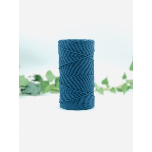 Single strand cotton 2mm - Blue Peacock