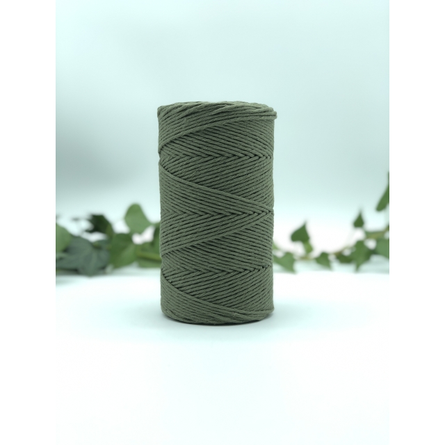 Urdimbre de Cotó 2mm - Verd Militar