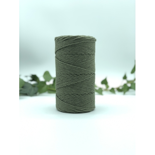 Urdimbre de Cotó 2mm - Verd Militar