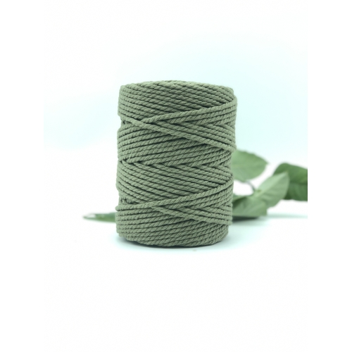 Cuerda de algodón 3mm - Deep Olive