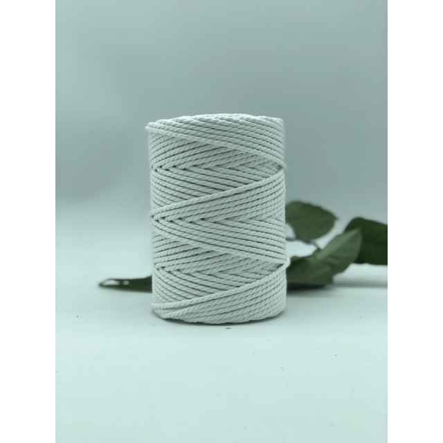 Cuerda de algodón 3mm - Blanco