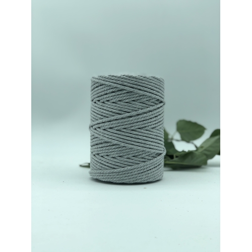Cuerda de algodón 3mm - Gris Claro