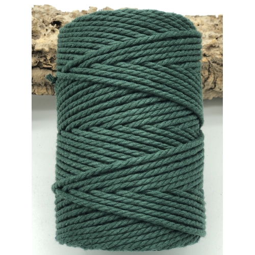 Cuerda de algodón 3mm - Verde Botella