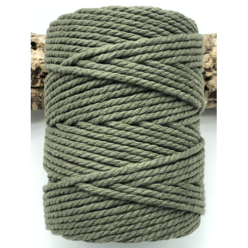Cuerda de algodón 3mm - Deep Olive