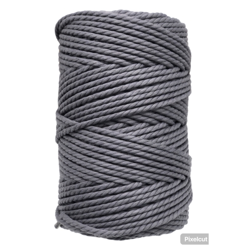 Cuerda de algodón 3mm - Berenjena