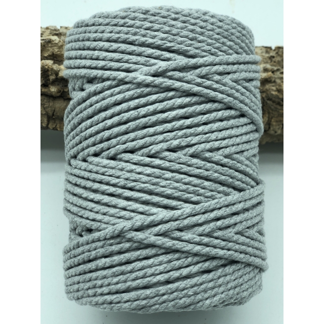 Cuerda de algodón 3mm - Gris Claro
