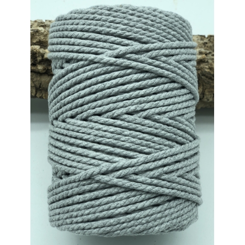 Cuerda de algodón 3mm - Gris Claro