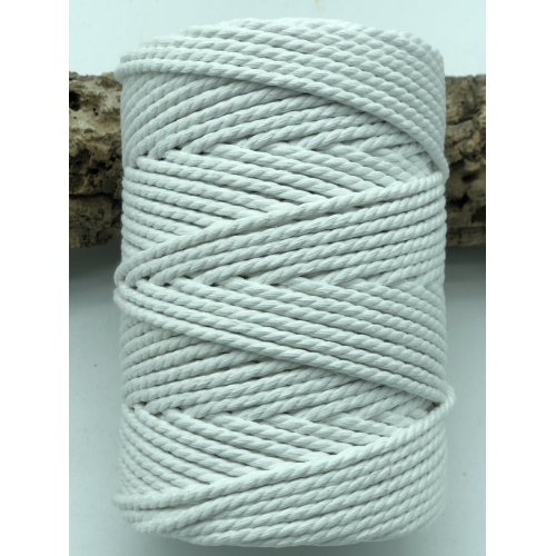 Cuerda de algodón 3mm - Blanco