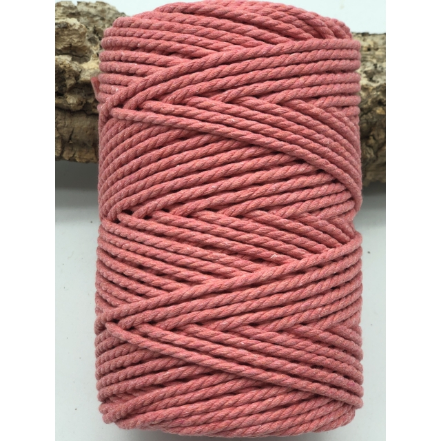 Cuerda de algodón 3mm - Coral
