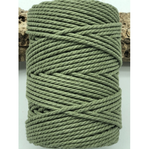 Cuerda de algodón 3mm - Moss green