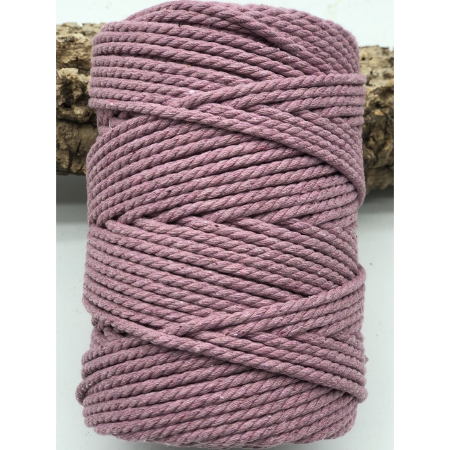 Cuerda de algodón 3mm - Rosa primrose