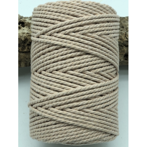 Cuerda de algodón 3mm - Nude
