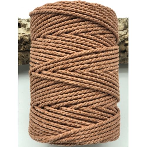 Cuerda de algodón 3mm - Cobre claro