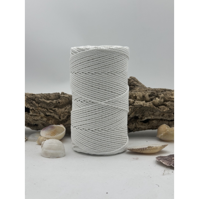 Cuerda de Algodón 2mm - Blanco