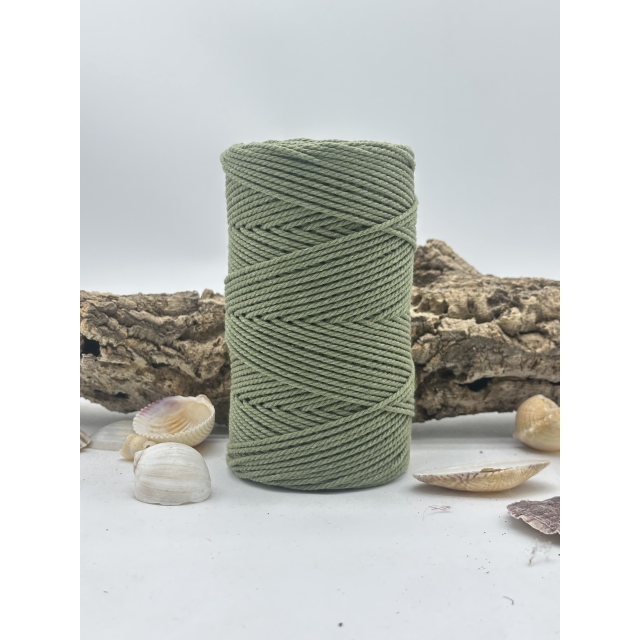Cuerda de Algodón 2mm - Moss Green
